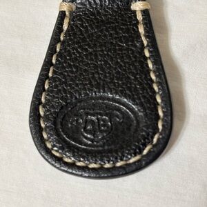 Dooney & Bourke Black Leather Key Holder